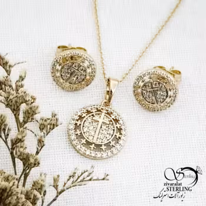 نیمست گرد طرح طلا برند ژوپینگ کد 14006