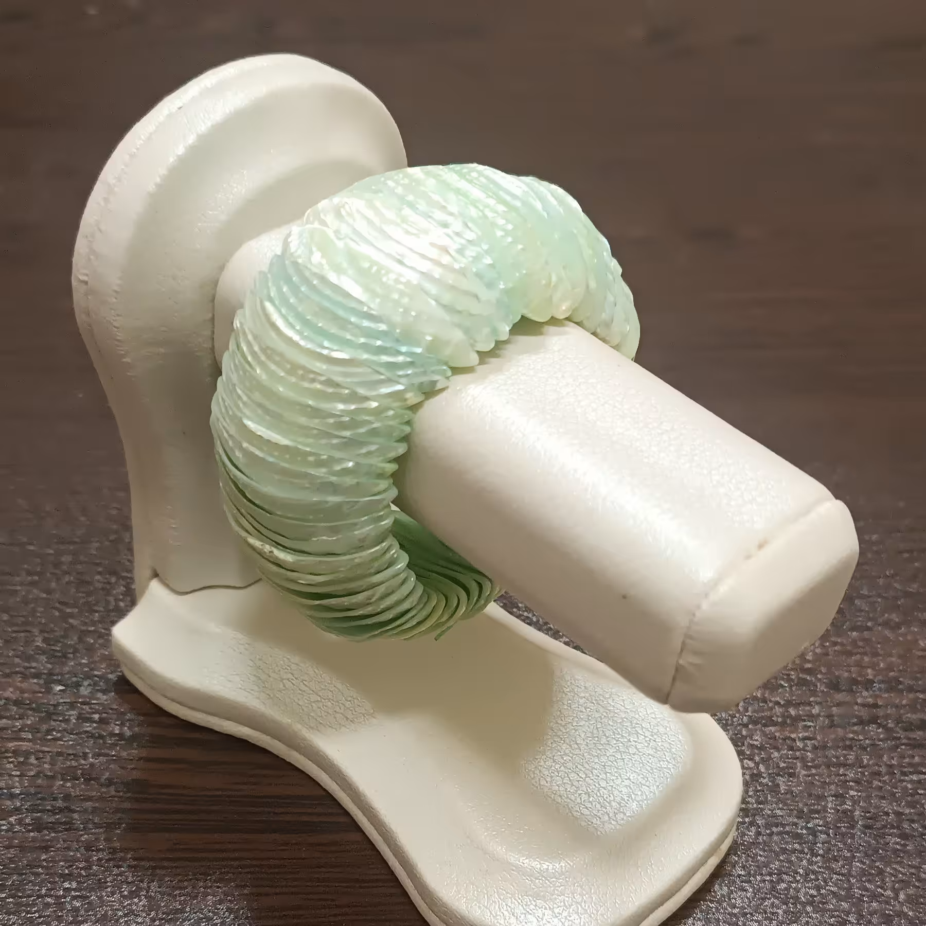 دستبند طرح صدف برش خورده