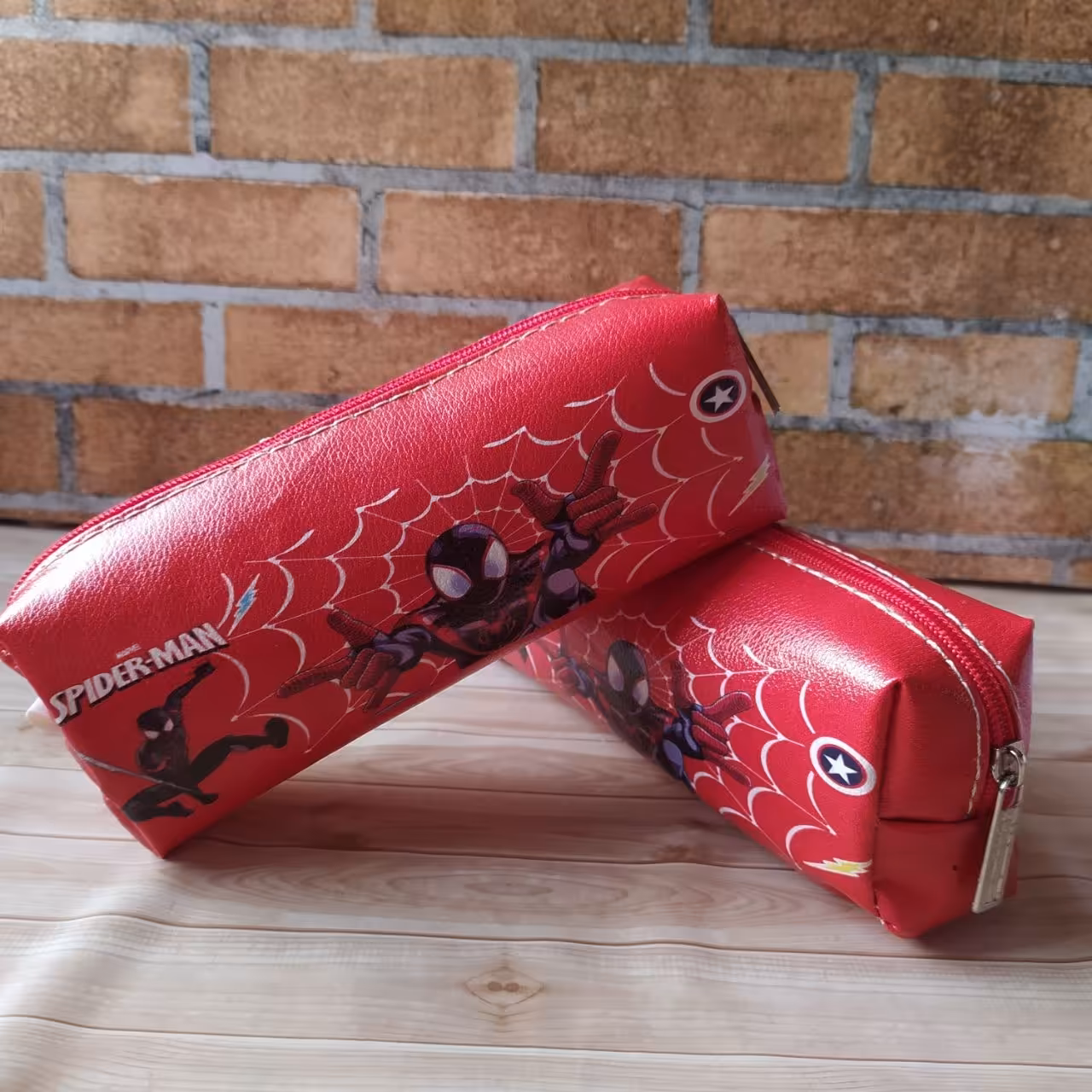 جامدادی چرم فانتزی  جامدادی   مرد عنکبوتی اسپایدرمن 