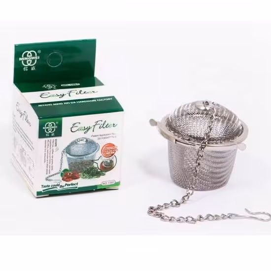 صافی چای و دمنوش داخل قوری زنجیر دار سایز متوسط