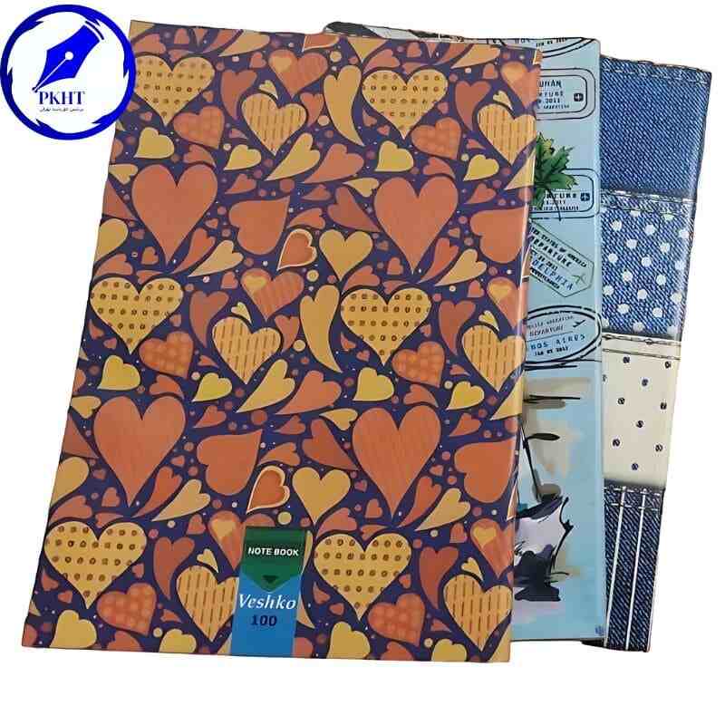 دفتر 60 برگ دو خط کارتی منگنه ای