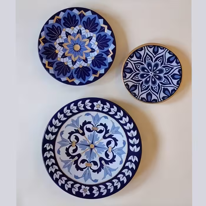 دیوارکوب سفالی طرح سنتی ارغوان( دست ساز )