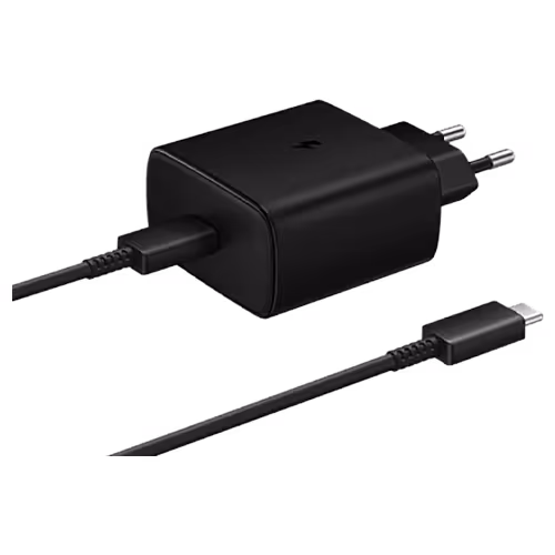 خرید و قیمت شارژر 45 وات سامسونگ | خرید شارژر دیواری 45 وات سامسونگ مدل EP-TA845 به همراه کابل تبدیل USB-C ویتنام