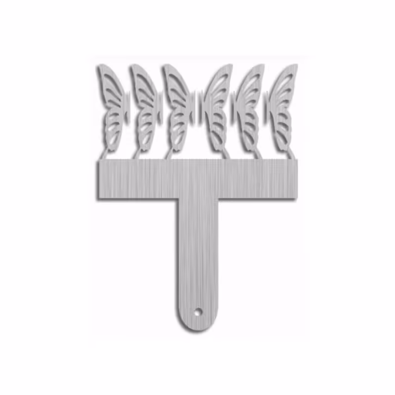 شانه شکلات استیل کوچک طرح پروانه بودکور 240059