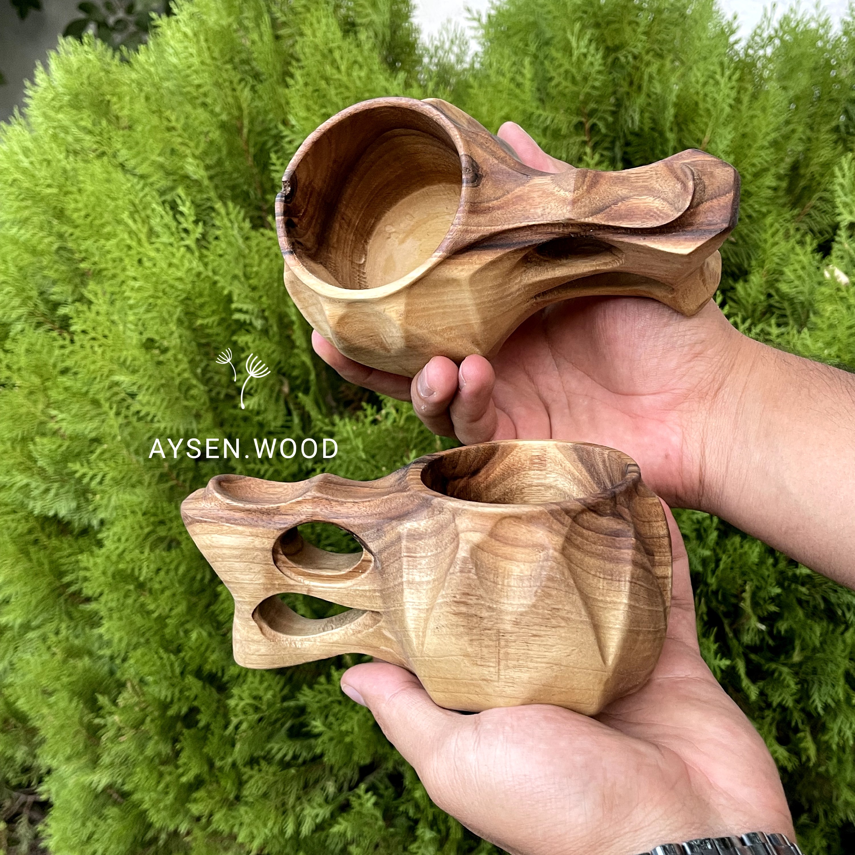 کوکسا،لیوان چوبی،ماگ( ارسال رایگان)