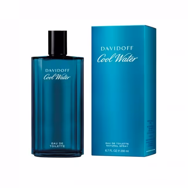 ادو تویلت مردانه داویدف مدل Cool Water حجم 200 میلی لیتر
