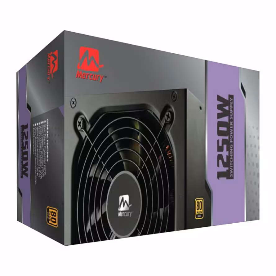 مشخصات، قیمت و خرید منبع تغذیه مدل Mercury M1250-GSM 1250W Switching Power Supply
