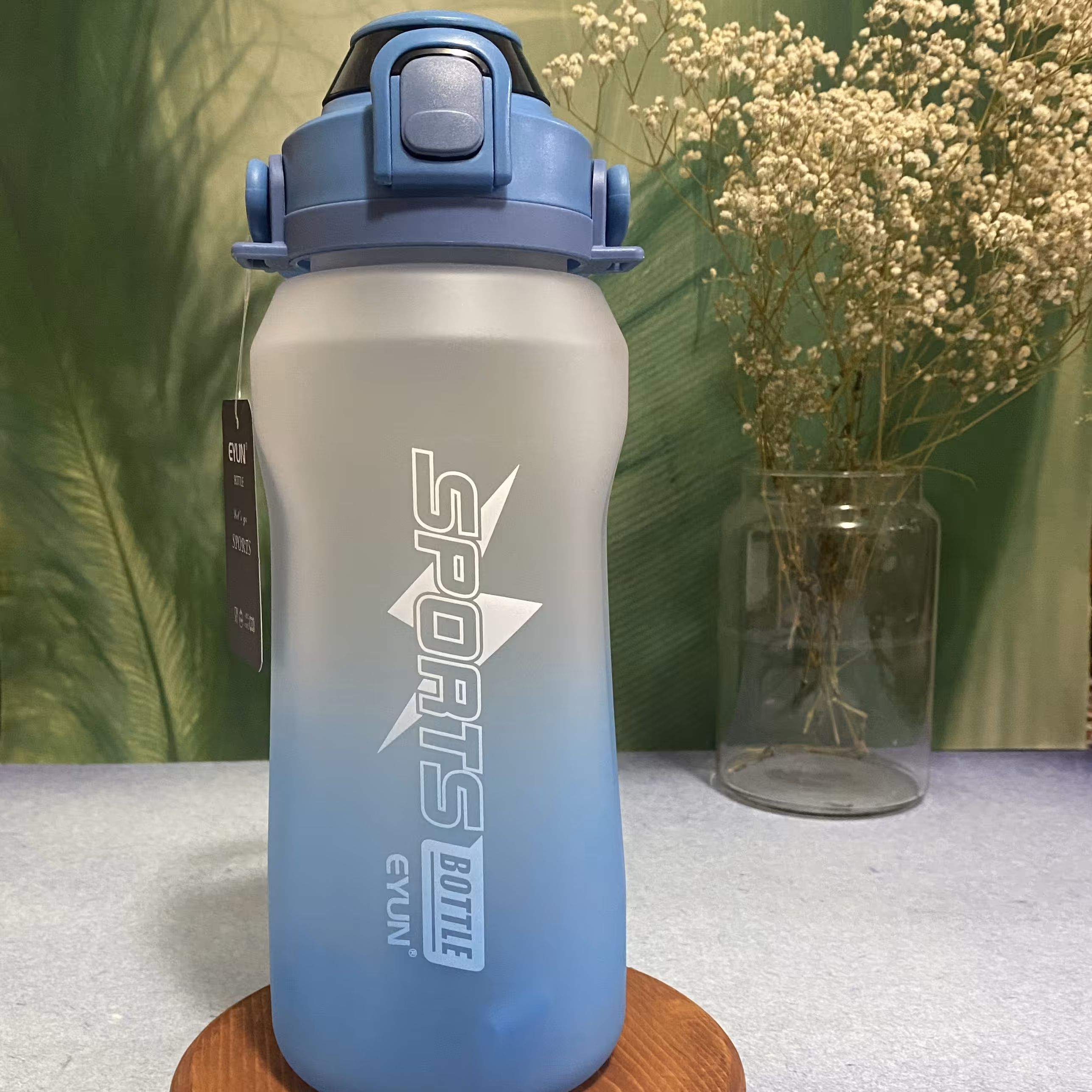 قمقمه مدل Sports bottle گنجایش 2 لیتر رنگ آبی کد1،کمپینگ