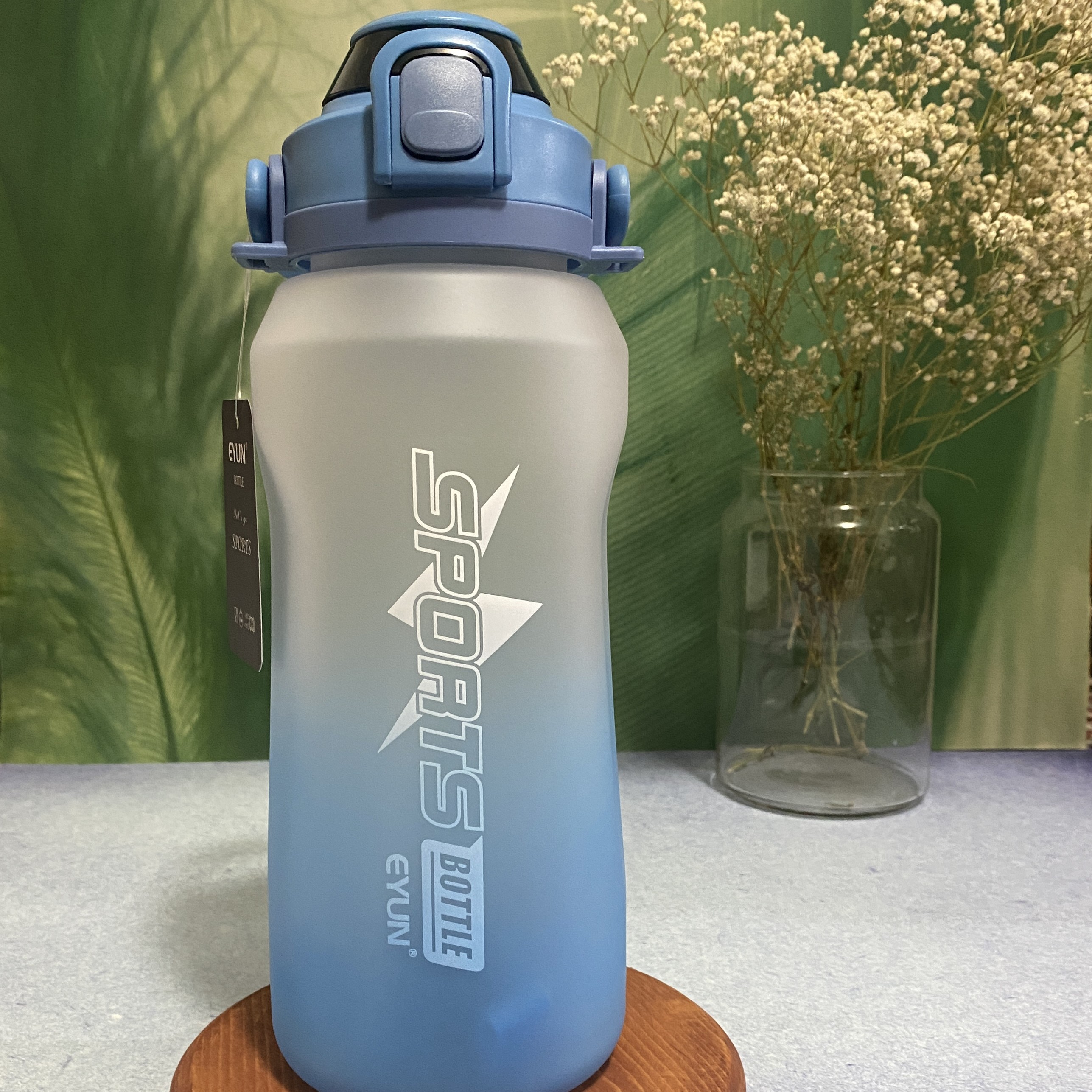 قمقمه مدل Sports bottle گنجایش 2 لیتر رنگ آبی کد1،کمپینگ