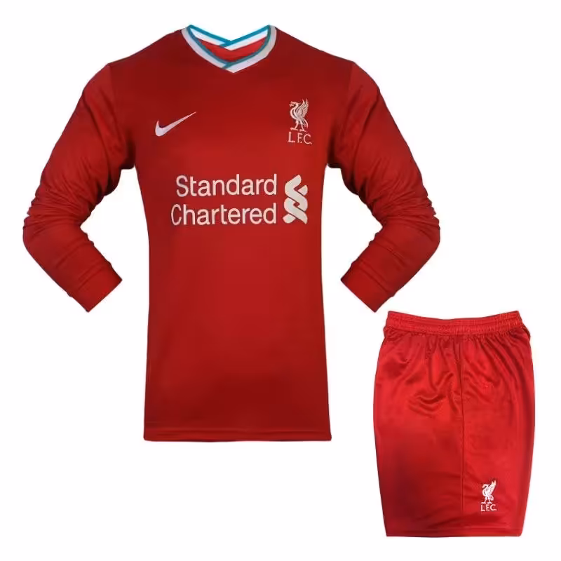 ست بلوز شورت فوتبال اول لیورپول نایک کیفیت A  AKS | قرمز
