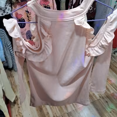 بلوز فانریپ کبریتی مدل سرشانه باز