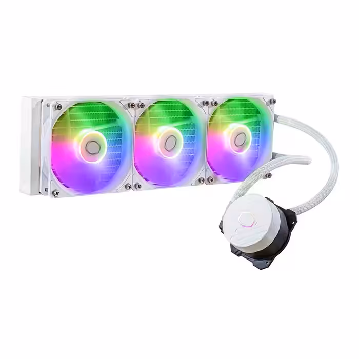 قیمت و خرید خنک کننده پردازنده کولرمستر MASTERLIQUID 360L CORE ARGB WHITE | یاس ارتباط