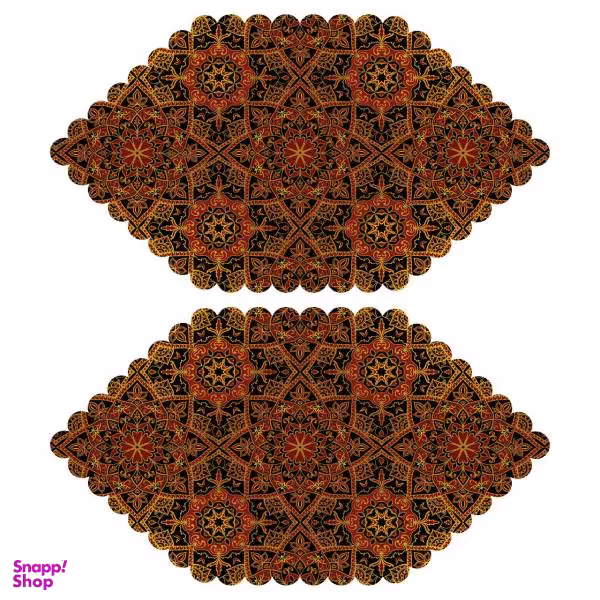 رومیزی رنس مدل T5-42073 سایز 50x30 سانتی متر مجموعه 2 عددی