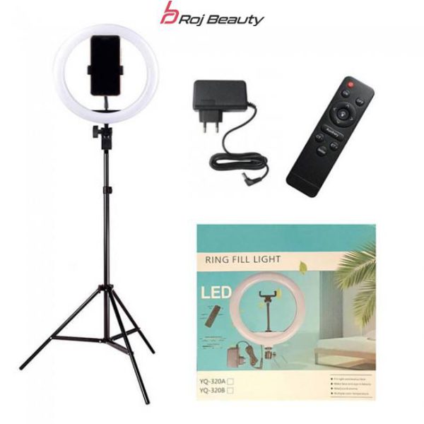رینگ لایت عکاسی Ring Light YQ-320B R12 به همراه سه پایه