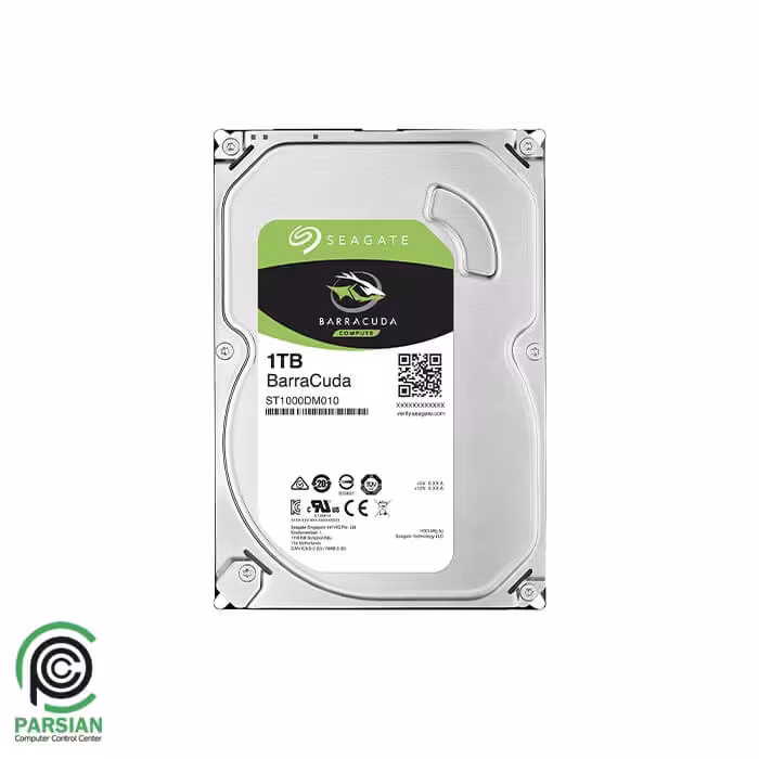 هارددیسک اینترنال سیگیت مدل BarraCuda ST1000DM010 ظرفیت 1 ترابایت