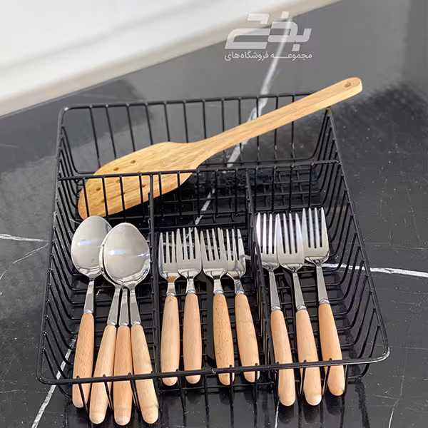 جا قاشقی کابینتی کوچک مشکی