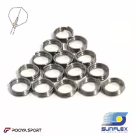 رینگ و فنر نگهدارنده پر دارت سانفلکس Sunflex بسته 12 عددی اصل