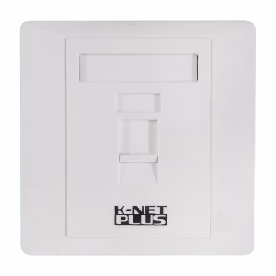 فیس پلیت تک پورت کی نت پلاس KP-N1138