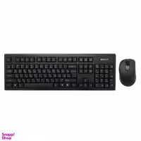 کیبورد و ماوس بی سیم ای فورتک (A4 Tech) مدل 7100N رنگ مشکی