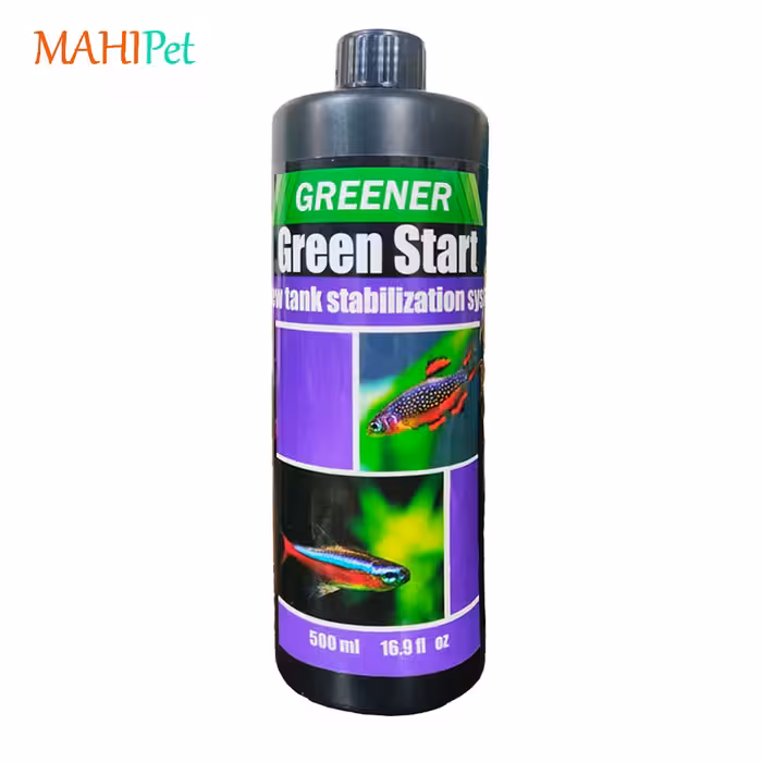 محلول باکتری ساز (استارتر) آب آکواریوم گرینر Green Start حجم 500 میلی لیتر
