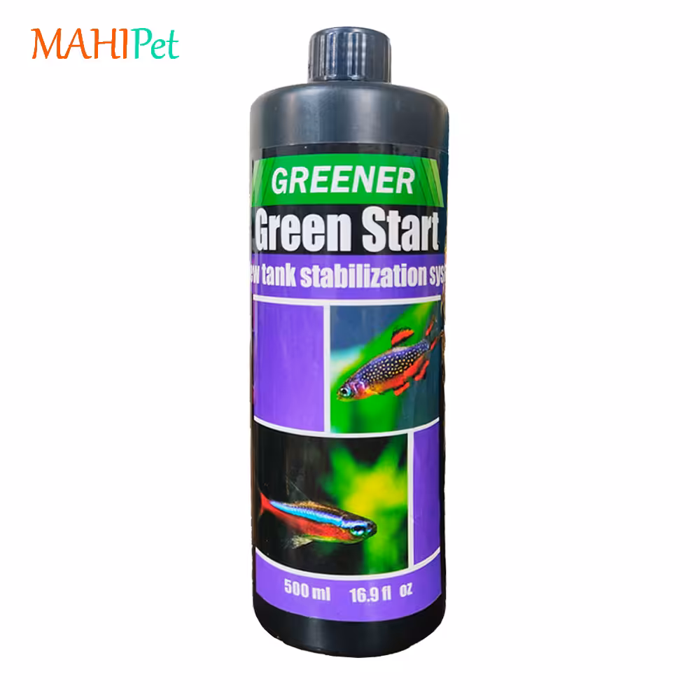 محلول باکتری ساز (استارتر) آب آکواریوم گرینر Green Start حجم 500 میلی لیتر