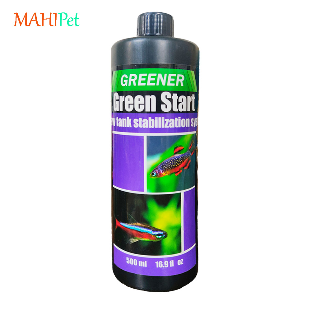 محلول باکتری ساز (استارتر) آب آکواریوم گرینر Green Start حجم 500 میلی لیتر
