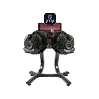 دمبل متغیر 41 کیلوگرمی پایه دار بوفلکس BowFlex بسته دو عددی