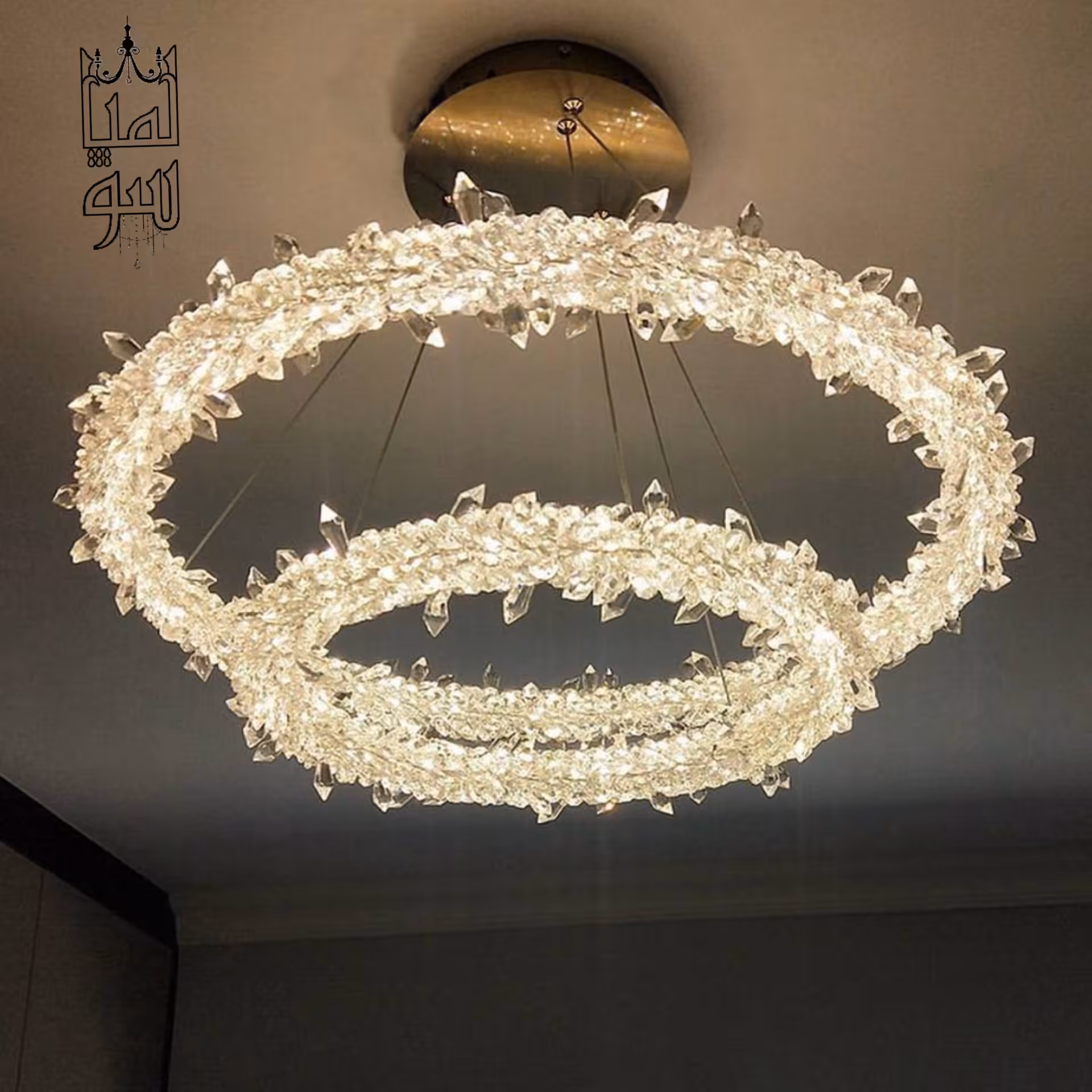 لوستر طرح اسپرت  در قطر 60 و 40 سانت