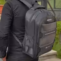 کوله پشتی مناسب حمل لپ تاپ و وسایل شخصی مشکی جادار اورجینال