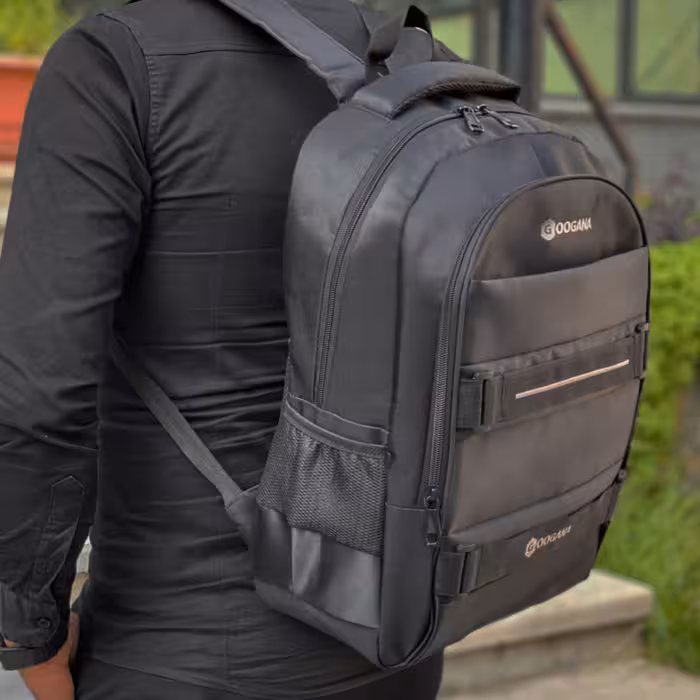 کوله پشتی مناسب حمل لپ تاپ و وسایل شخصی مشکی جادار اورجینال