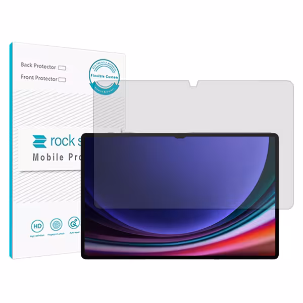 گلس تبلت سامسونگ S9 Ultra مدل نانو هیدروژل شفاف برند راک اسپیس کد XL