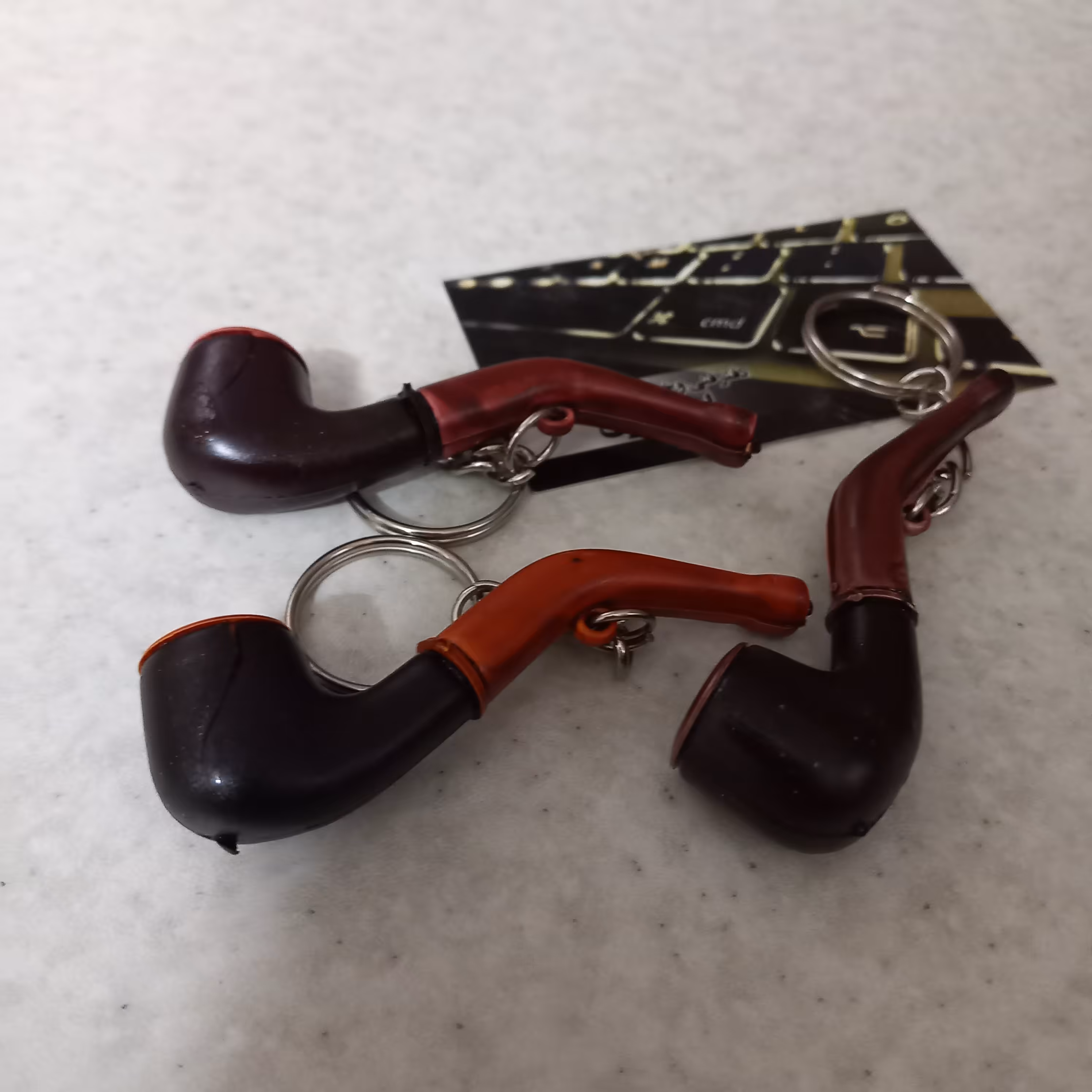 جاسوئیچی طرح پیپ  رنگ قهوه ای