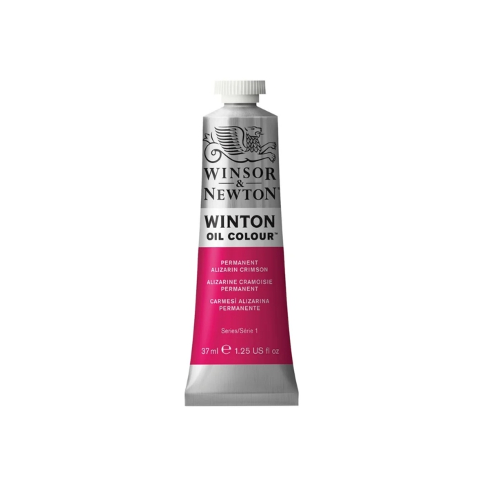 رنگ روغن وینزور 37 میل کد 468 رنگ Permanent Alizarin Crimson