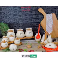 سرویس پاسماوری 18 پارچه امبیکو مدل یقه دار 4030