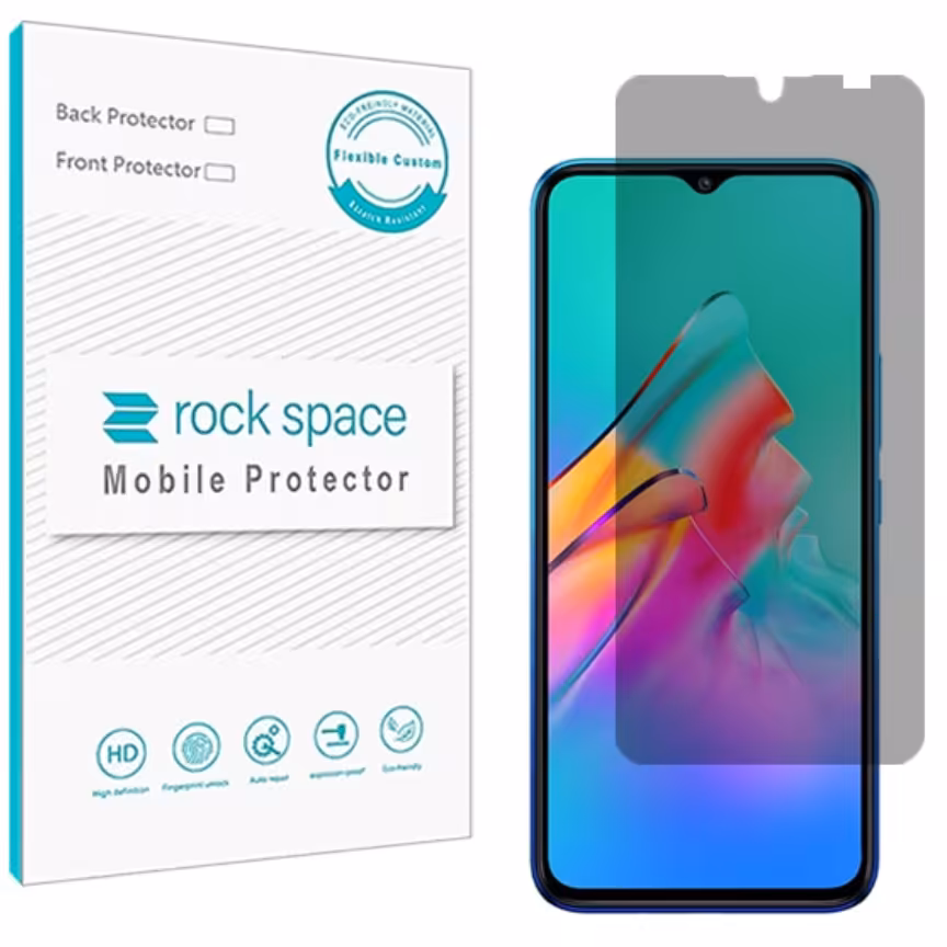 گلس پرایوسی (حریم شخصی)نانو و ضد ضربه گوشی اینفینیکس Smart HD 2021 برند راک اسپیس 