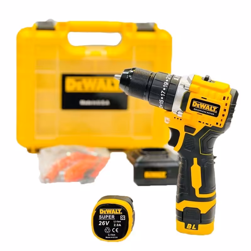 دریل 26 براشلس 3 نظام فلزی طرح دیوالت