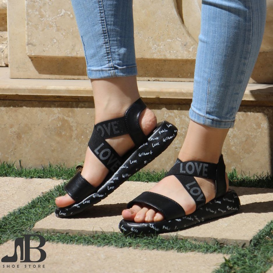 صندل جدید در دو رنگ سفید و مشکی سبک و راحت سایز37تا40