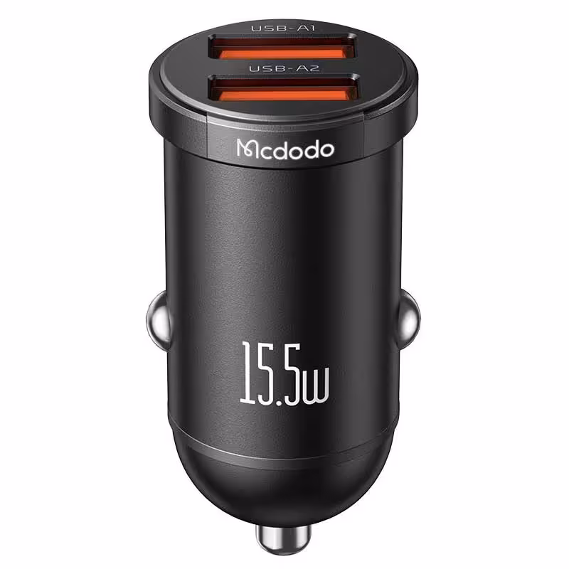 شارژر فندکی فست شارژ مک دودو دو پورت CC-295 3.1A 15.5WMcdodo CC-295 15.5w