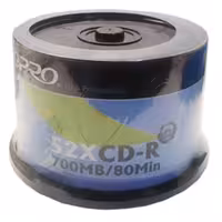سی دی خام ایپرو EPRO CD مدل PLP CD-R بسته 50 عددی