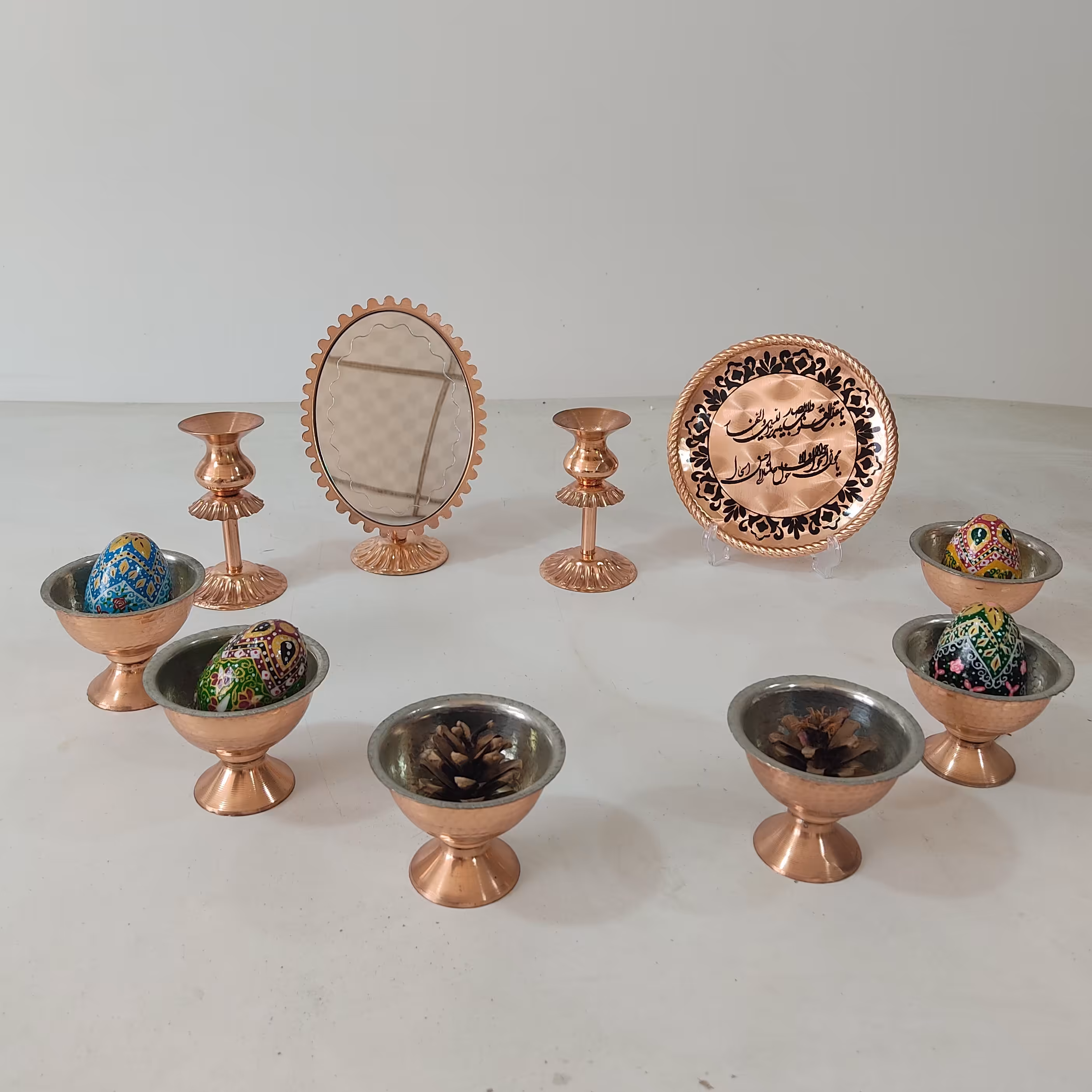 پک هفت سین ست کامل تمام مس نانو شده ارسال رایگان