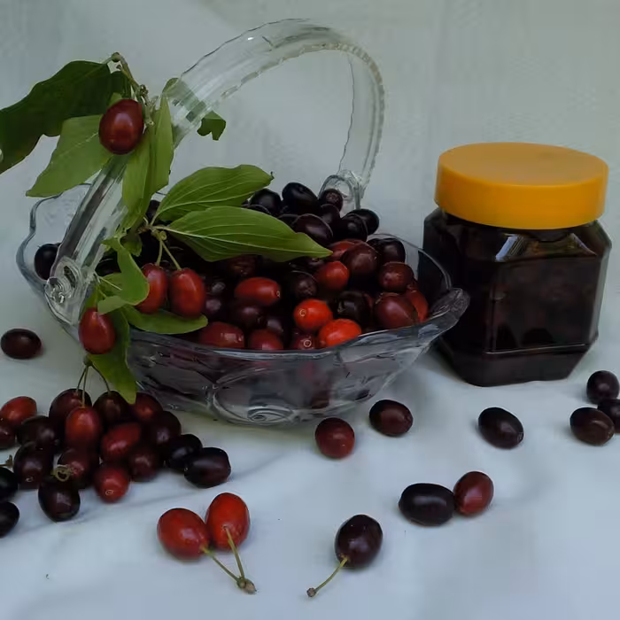 مربای خانگی زغال اخته بدون نگهدارنده