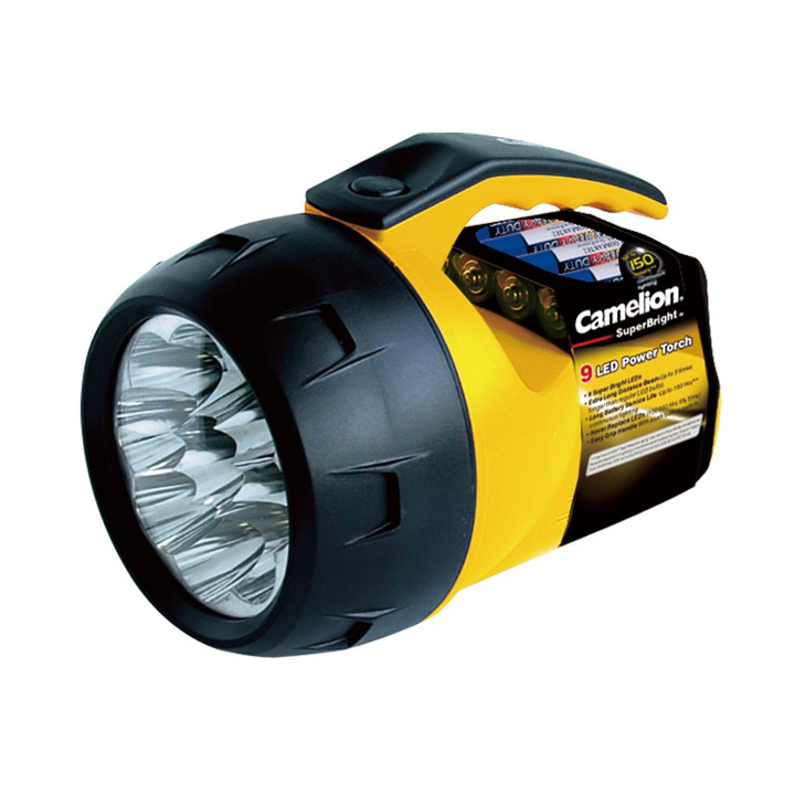 چراغ قوه دستی کملیون مدل Camelion flashlight FL-9LED