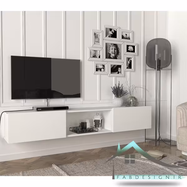 میز تلویزیون سفید مدل WAYFAIR-104