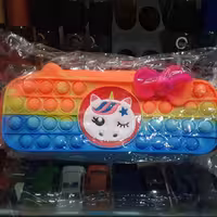 جامدادی پاپت رنگ نارنجی آبی جنس خوب