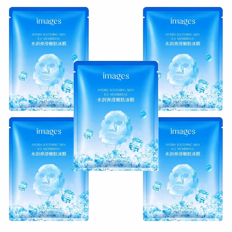 ماسک صورت ایمجز مدل یخ وزن 25 گرم مجموعه 5 عددی