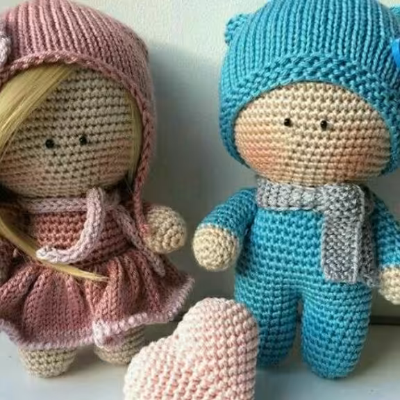 عروسک کاموایی بافتنی نی نی کوچولوها