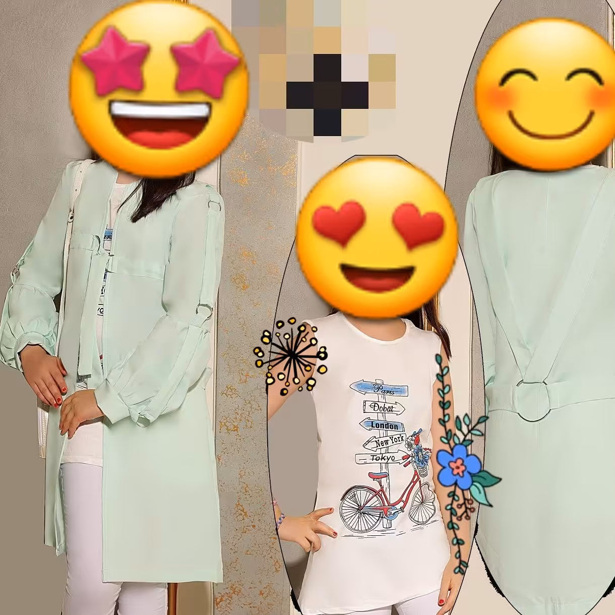 مانتو جلو باز دوتیکه دخترانه زیرسارافون دارسایز1