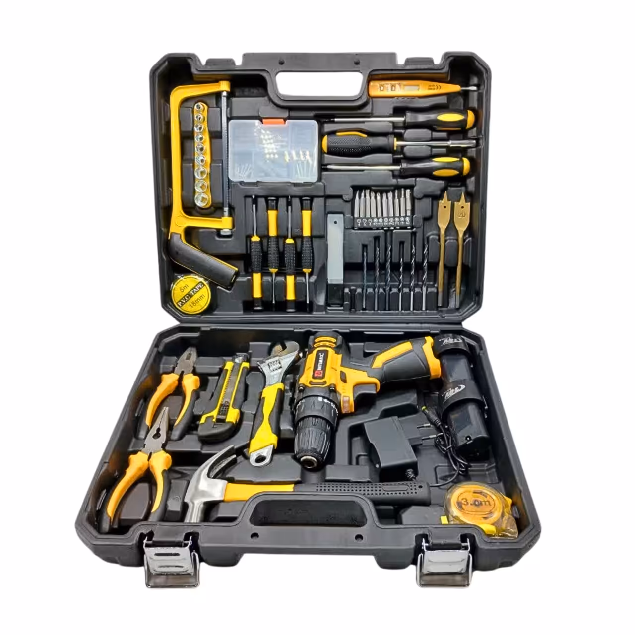 مجموعه 40 عددی دریل پیچگوشتی شارژی اینتیمکث کد 0928