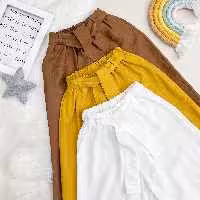 شلوار بگ پر فروش طناز  قد 66 تا 95 مناسب 6 تا 13 سال 