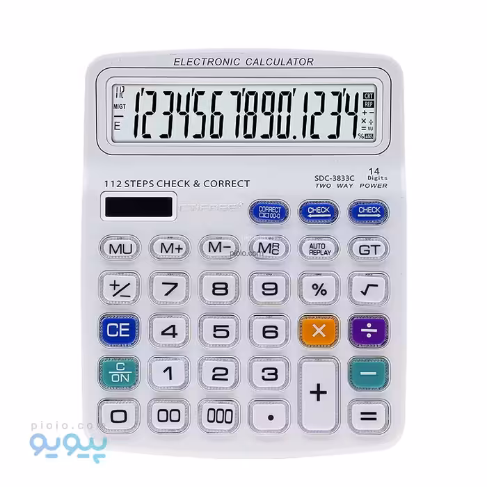 ماشین حساب LARGE SCREEN آیتم SDC-3833C تک و عمده
